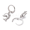 304 Stainless Steel Leverback Earrings EJEW-JE06303-5