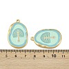Printed 304 Stainless Steel Pendants STAS-C158-14G-04-3