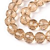 Transparent Glass Bead Strands GLAA-R095-10mm-40-3