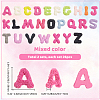 2Bags Opaque Resin 26 Letter Cabochons RESI-SC0006-17-2