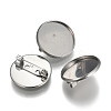 Non-Tarnish 304 Stainless Steel Brooch Findings LS-X-STAS-F191-04P-20mm-3