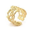 304 Stainless Steel Hollow Wide Cuff Rings for Women LS-RJEW-G338-24G-4