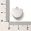 Anti-Tarnish 304 Stainless Steel Pendants STAS-P371-096A-P-3