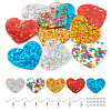 DIY Dangle Earring Making Kit DIY-TA0006-55B-2