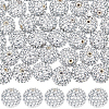 40Pcs Resin Rhinestone Beads RESI-SC0003-14C-1