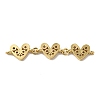 Rack Plating Brass Connector Charms KK-O142-59G-3