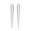 304 Stainless Steel Pendants STAS-T075-22C-P-1