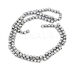Electroplate Synthetic Magnetic Hematite Beads Strands G-A263-B01-02C-2