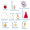 DIY Dangle Earring Making DIY-TA0002-77-7