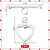 2Pcs 925 Sterling Silver Toggle Clasps FIND-PH0022-60-2