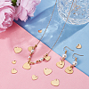 90Pcs 3 Styles Ion Plating(IP) 201 Stainless Steel Charms FIND-UN0003-81-2