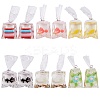 Goldfish Water Bag Resin Pendants DIY-SC0012-37-1