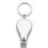 Iron Nail Clippers and Bottle Opener AJEW-I045-01P-1