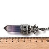Natural Fluorite Faceted Bullet Pointed Dowsing Pendulums G-B149-14AS-03-3