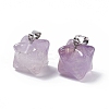 Natural Amethyst Pendants G-C002-02H-2