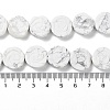 Natural Howlite Beads Strands G-B065-B15-5