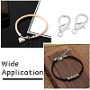 100Pcs 5 Styles Zinc Alloy Lobster Claw Clasps FIND-YW0006-16-6