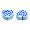 Handmade Polymer Clay Beads CLAY-ZX006-13H-3