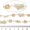 Handmade Brass Glass Square Link Chains CHC-F019-09G-01-2