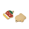 Christmas 304 Stainless Steel Enamel Pendants STAS-Z093-08Y-G-2