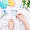 Crochet Wool Yarn Artificial Flower AJEW-WH0314-83-3