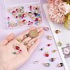60Pcs 2 Styles Transparent Glass Pendants FIND-AR0005-07-3