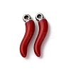 304 Stainless Steel Enamel Pendants STAS-P406-19B-P-1