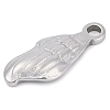 304 Stainless Steel Pendants STAS-L022-255P-2
