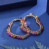 201 Stainless Steel Hoop Earrings EJEW-JE04117-5