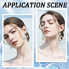 40Pcs 2 Style 202 & 304 Stainless Steel Round Ball Stud Earring Findings STAS-BBC0004-80-5