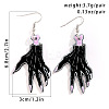 Halloween Cartoon Acrylic Hand Dangle Earrings for Women QK1762-3-2