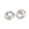 Brass European Beads KK-CBA78C7-33C-P-2