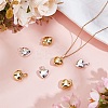 10Pcs 2 Colors Eco-Friendly Rack Plating Brass Pendants KK-BBC0017-35-3
