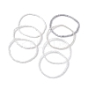 7Pcs 7 Styles Galss Stretch Bracelets BJEW-JB10384-4