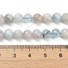 Natural Aquamarine Beads Strands X-G-F591-29A-6mm-02-5