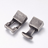 304 Stainless Steel Snap Lock Clasps STAS-F144-028AS-3