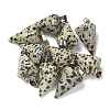 Natural Dalmatian Jasper Pendants G-B127-13P-02-1