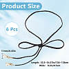 Imitation Leather Braided Chain Belts with Imitation Pearl AJEW-CP0008-67D-2