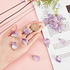 DIY Natural Amethyst Pendant Necklaces Making Kits DIY-SC0012-39P-3