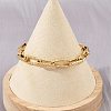 304 Stainless Steel Link Chain Bracelets for Women BJEW-Z143-12G-2