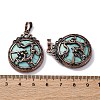 Synthetic Turquoise Pendants G-A241-02R-01-3