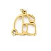 304 Stainless Steel Pendants LS-STAS-R137-01G-G-1