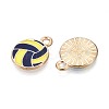 Alloy & Enamel Pendants ENAM-T021-72G-02-2