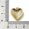 Brass Micro Pave Cubic Zirconia Pendants KK-C090-42G-03-3