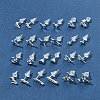 2 Pairs Alloy Stud Earrings for Women EJEW-FS0001-27H-8