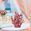 Resin Imitation Coral Ornaments AJEW-WH0696-124-5