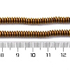 Electroplated Non-magnetic Hematite Beads Strands G-P571-B01-01D-4
