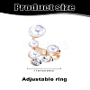 1Pc Alloy Cuff Rings for Women RJEW-LP0003-57A-2