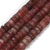 Natural Strawberry Quartz Beads Strands G-G317-A09-3x6mm-2