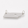 Tarnish Resistant 201 Stainless Steel Links connectors STAS-T038-48-1